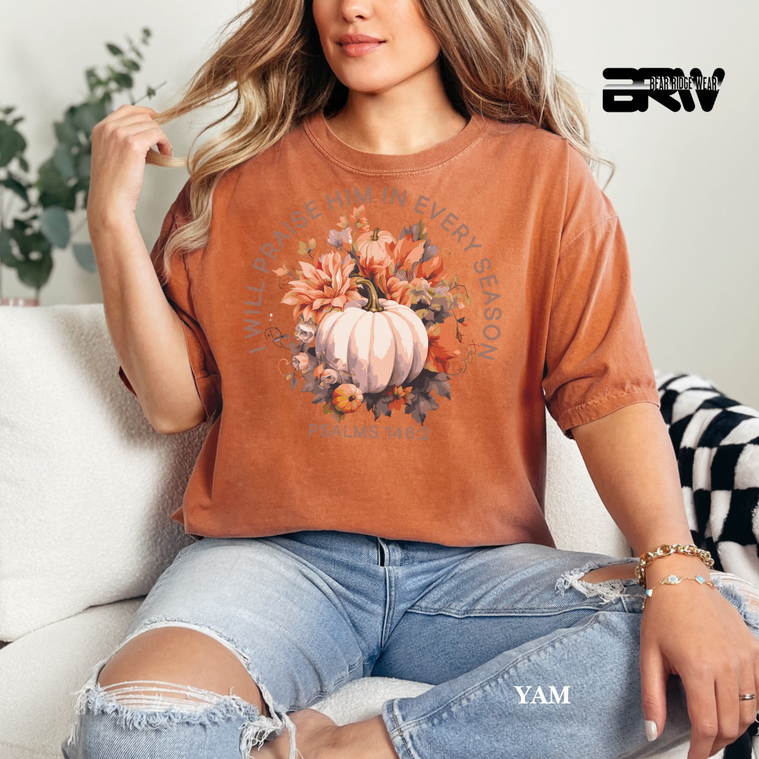 'I Will Praise Him' Fall Tee