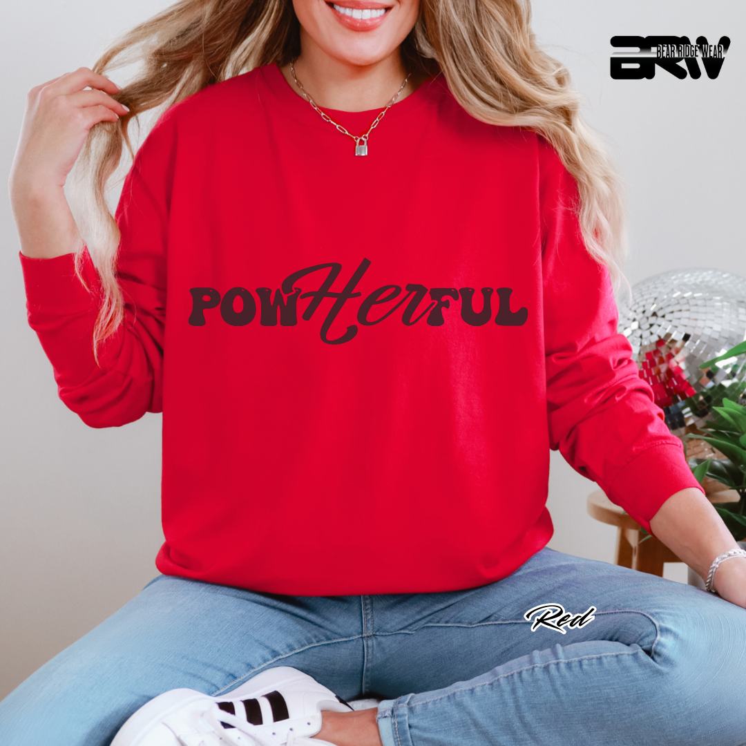 'Powherful' Long Sleeve Faith Tee