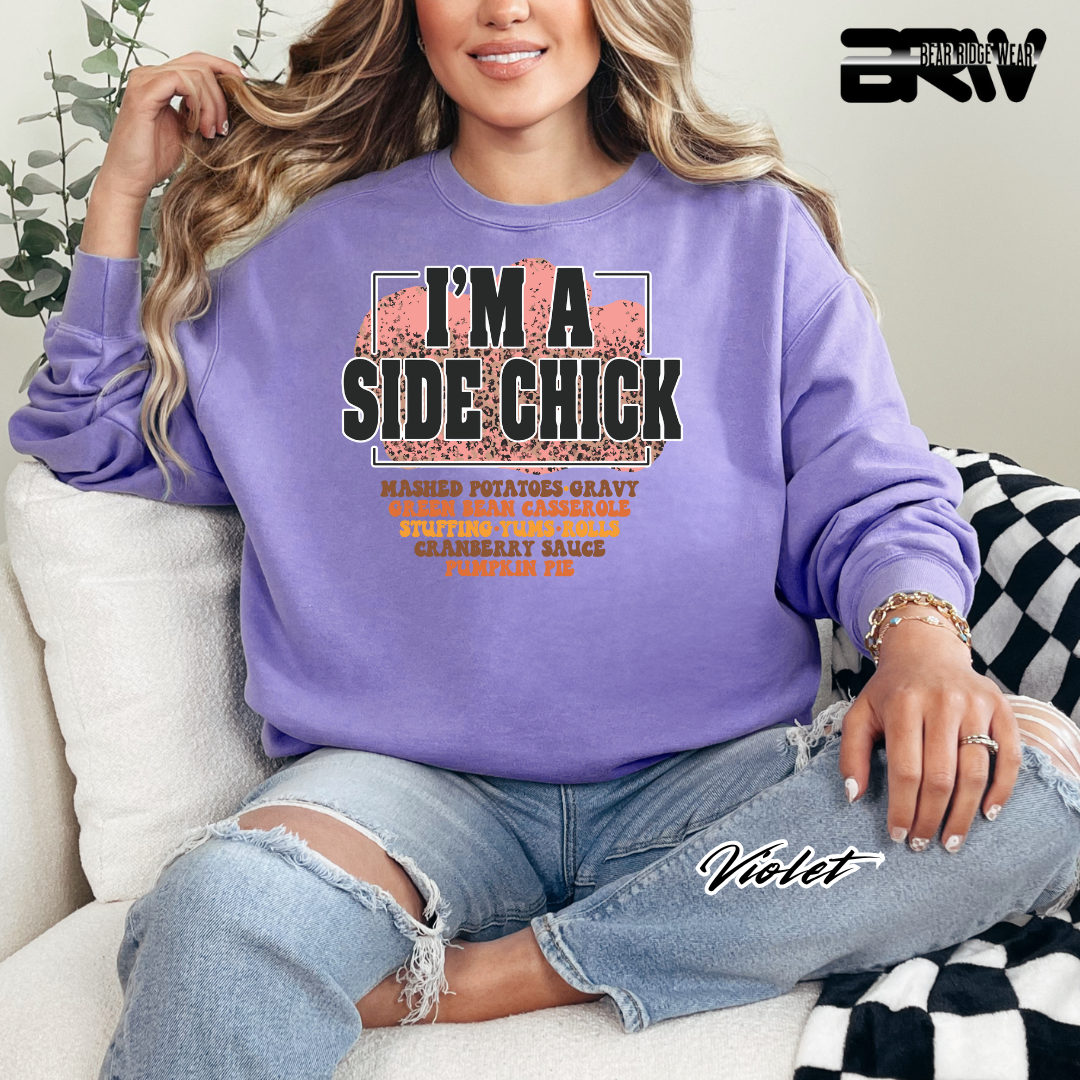 'I'm A Side Chick' Fall Crewneck Sweatshirt