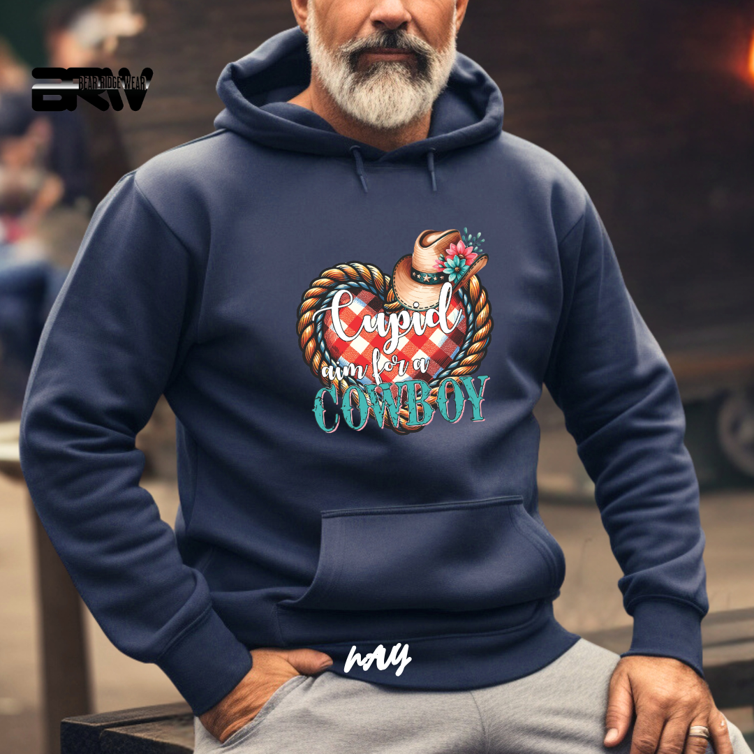 'Cupid Aim for a Cowboy' Hoodie