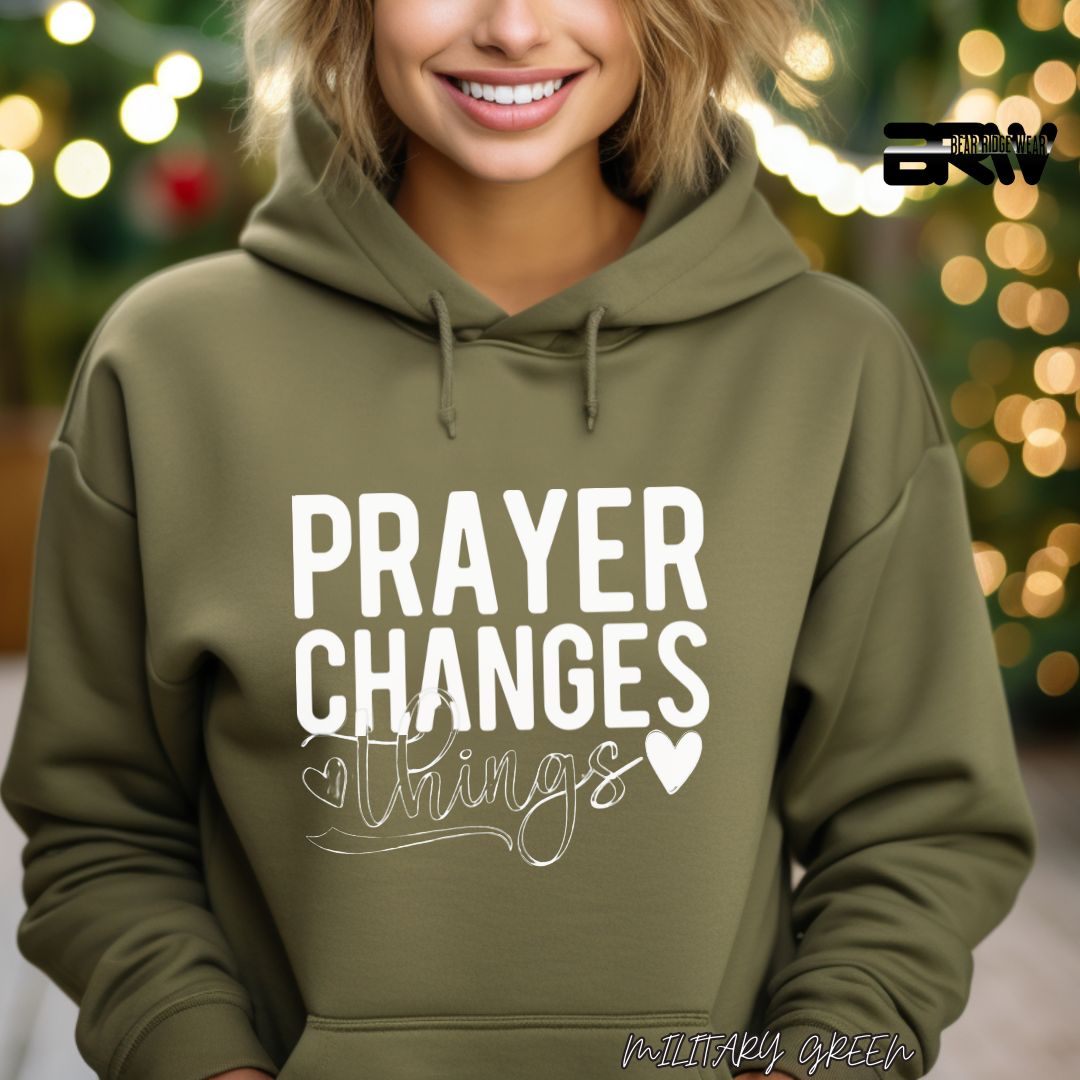 'Prayer Changes Things' Faith Hoodie