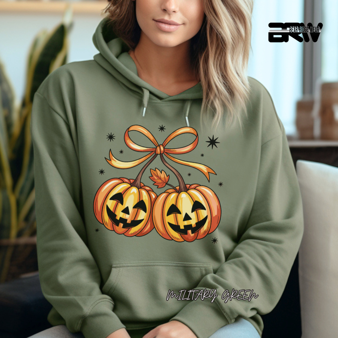 'Pumpkin Cherries' Fall Hoodie
