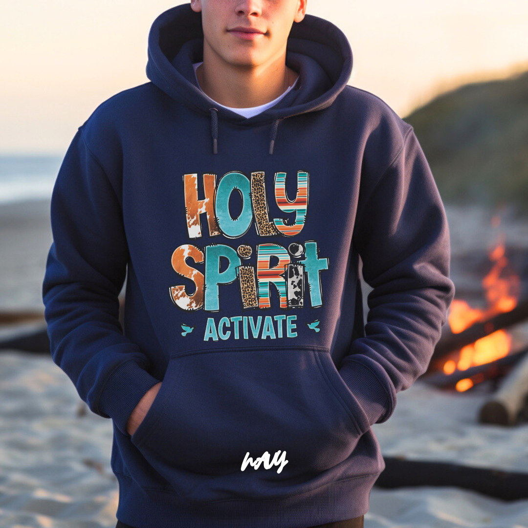 'Holy Spirit Activate' Faith Hoodie