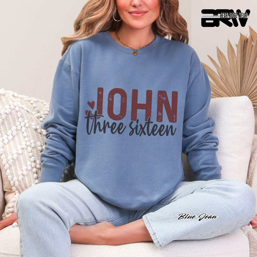 'John Three Sixteen' Faith Crewneck Sweatshirt