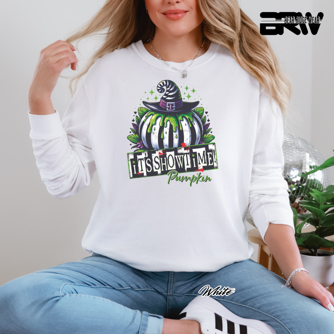 'Its Showtime' Fall Crewneck Sweatshirt