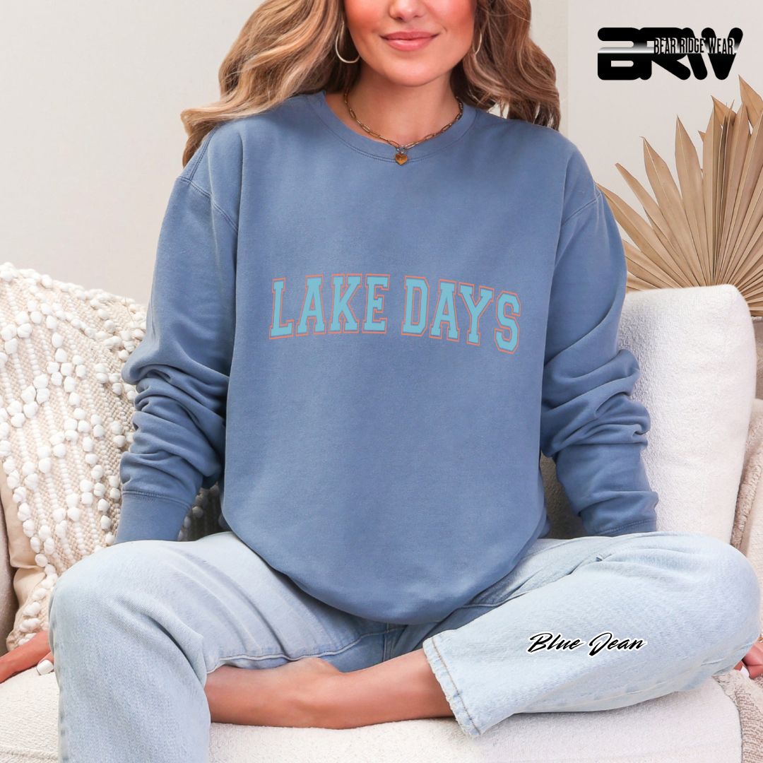 'Lake Days' Summer Crewneck Sweatshirt