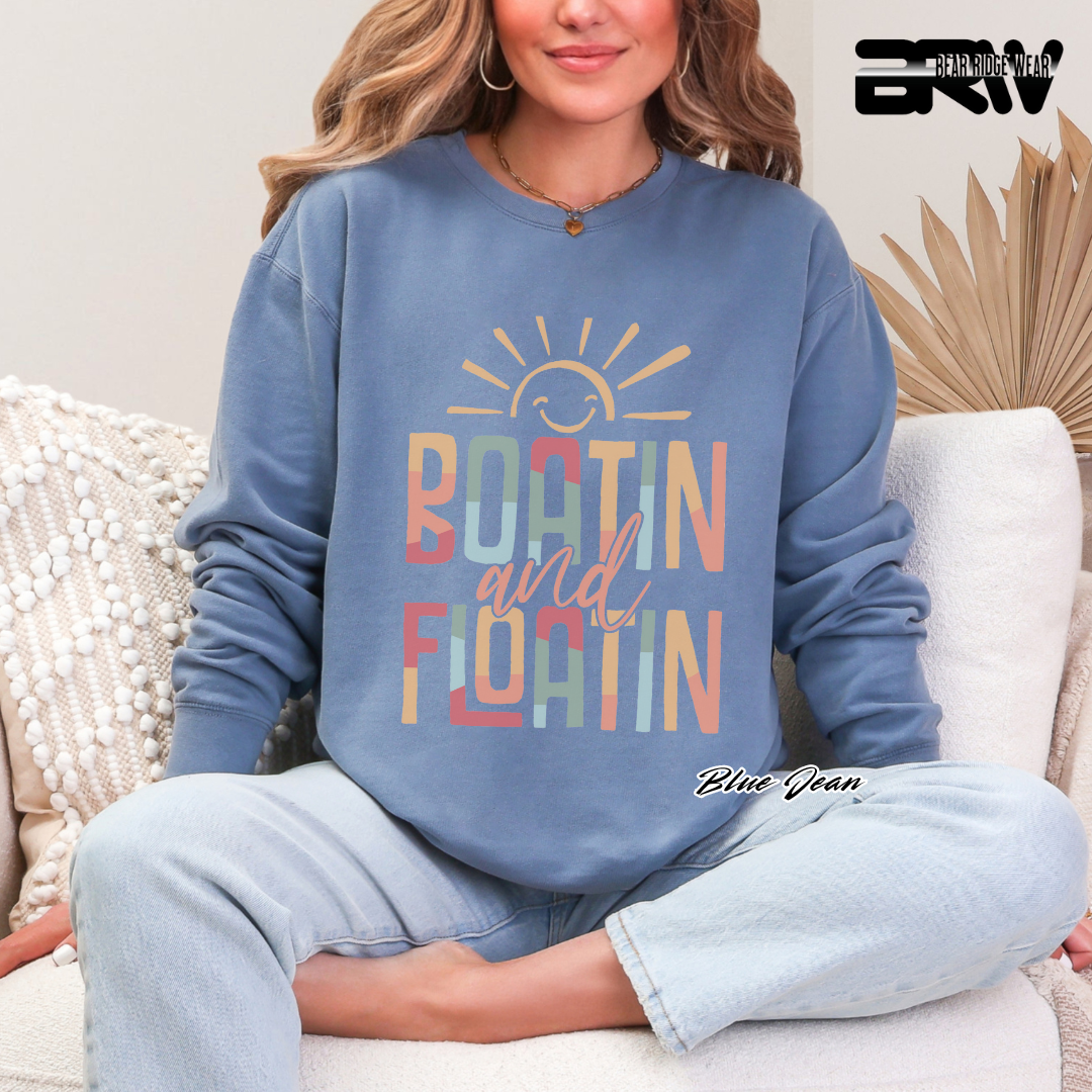 'Boat in, Float in' Crewneck Sweatshirt