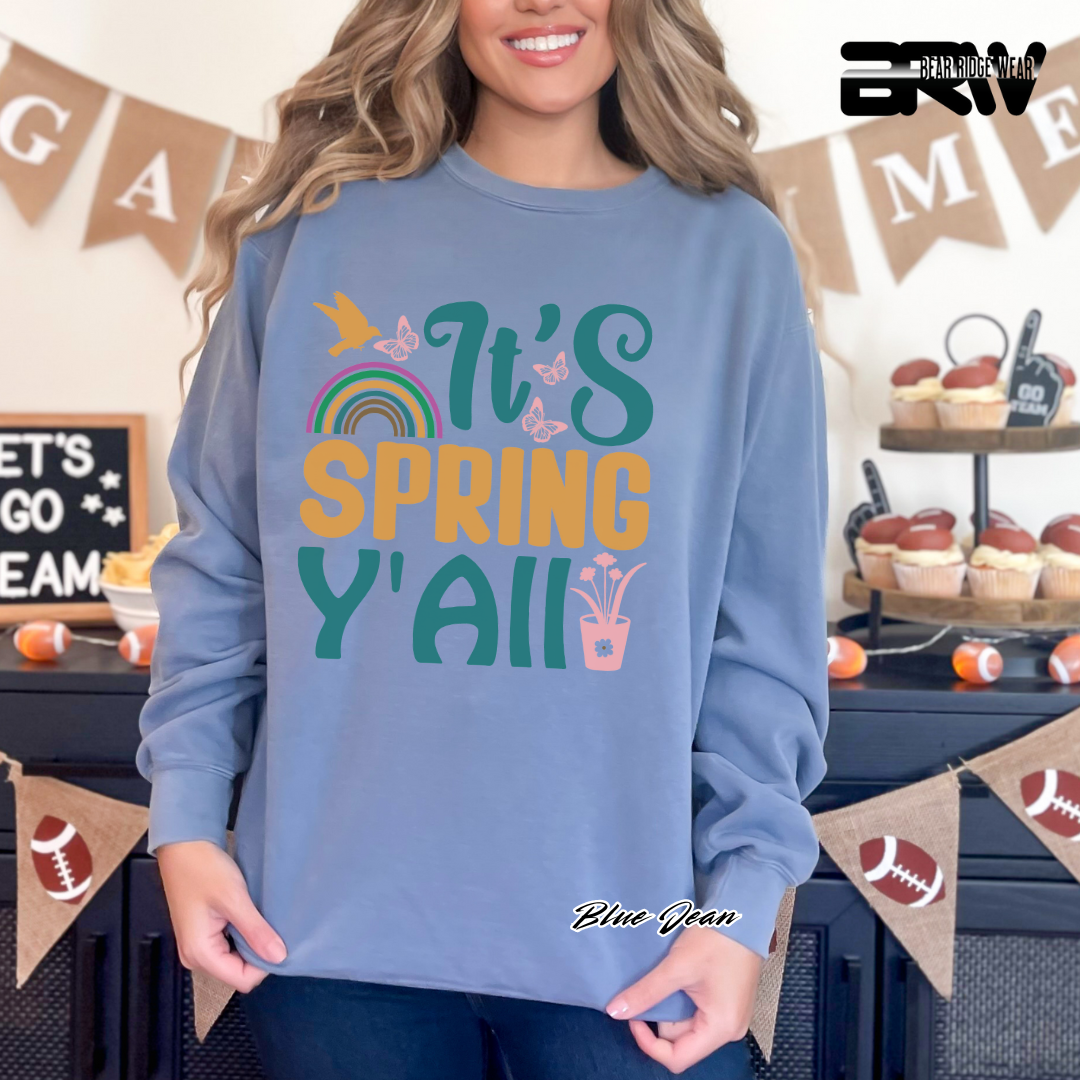 'It's Spring Y'All' Crewneck Sweatshirt
