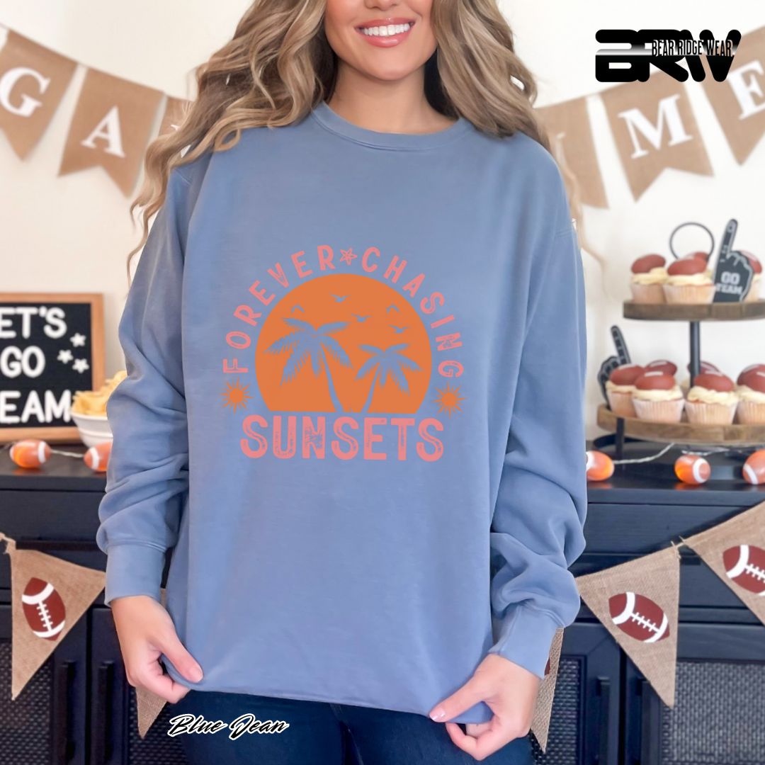 'Forever Chasing Sunsets' Summer Long Sleeve Tee