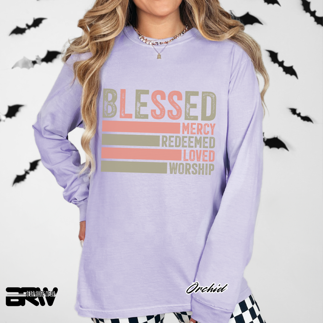 'Blessed' Faith Long-Sleeve Tee