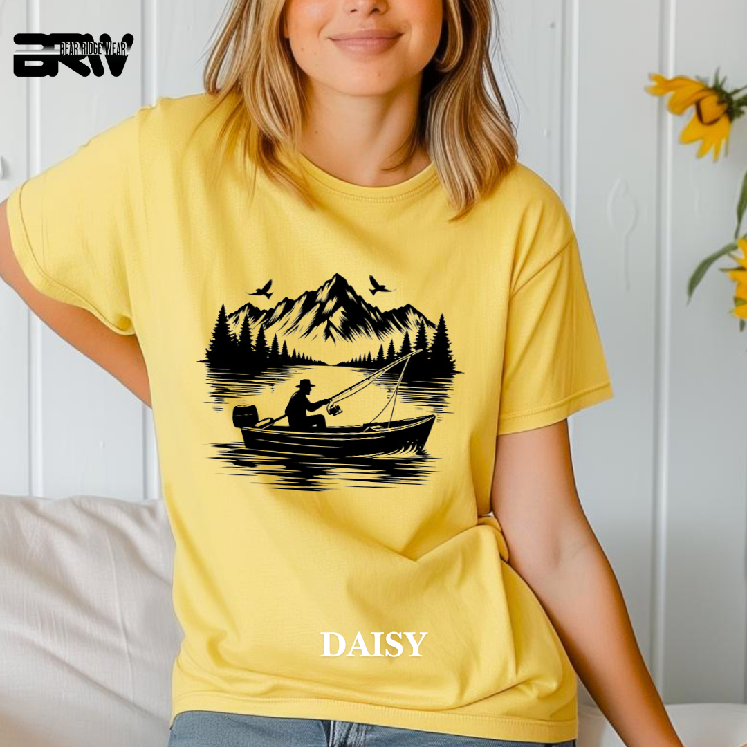 "Boat In the Lake" Tee