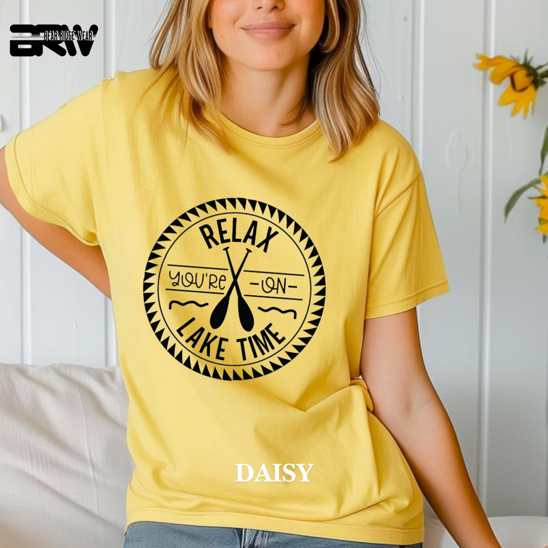 "Relax Your on Lake Time" Tee
