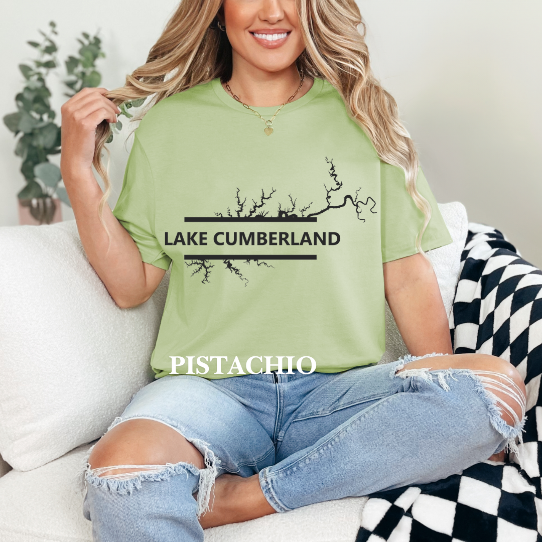 "Bold Lake Cumberland" Map Tee