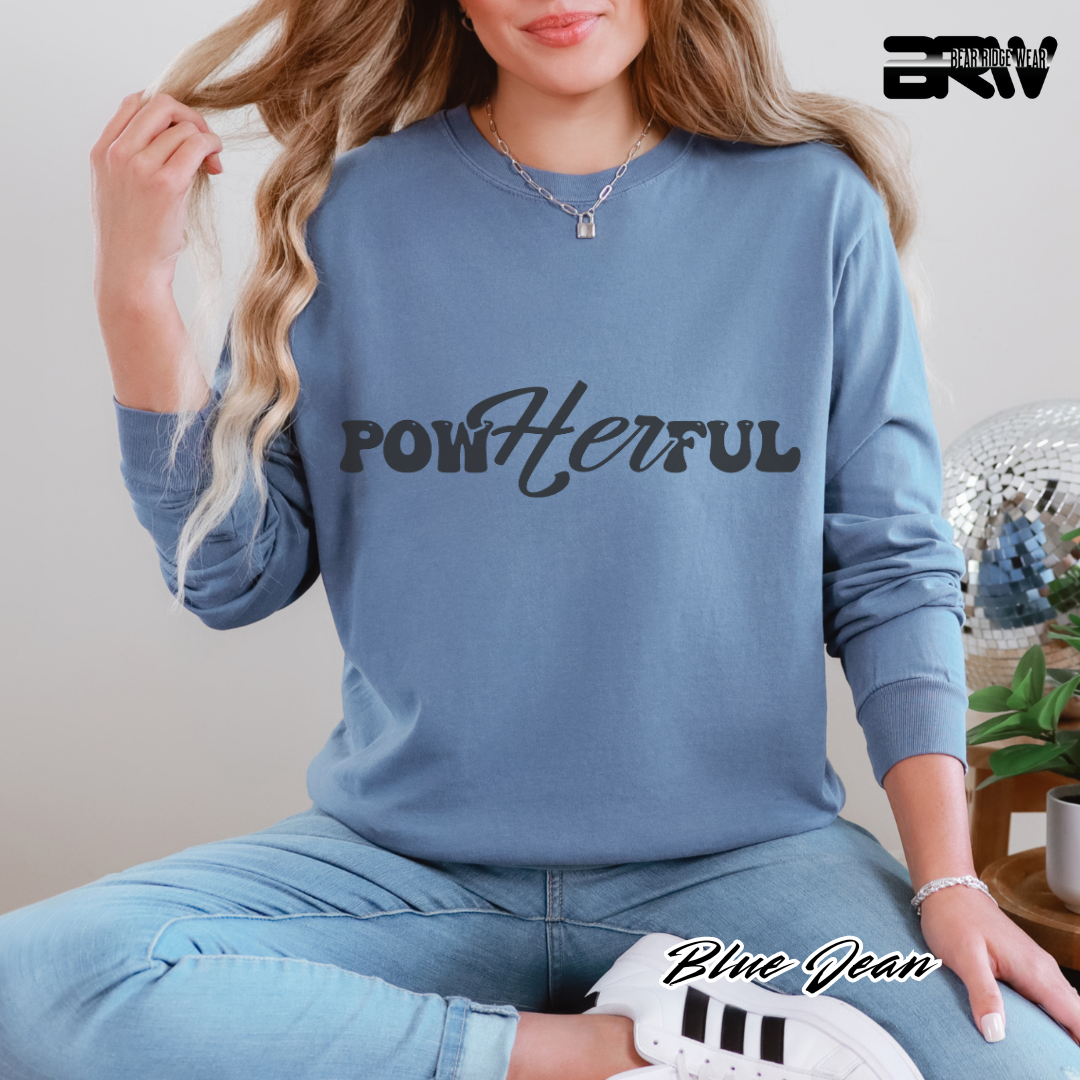 'Powherful' Long Sleeve Faith Tee