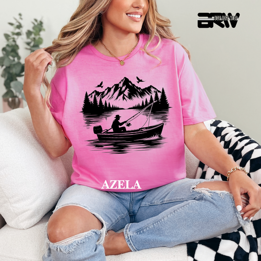 "Boat In the Lake" Tee