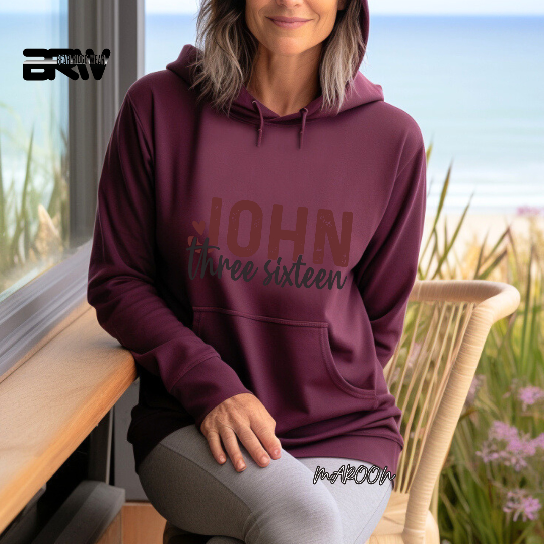 'John Three Sixteen' Faith Hoodie