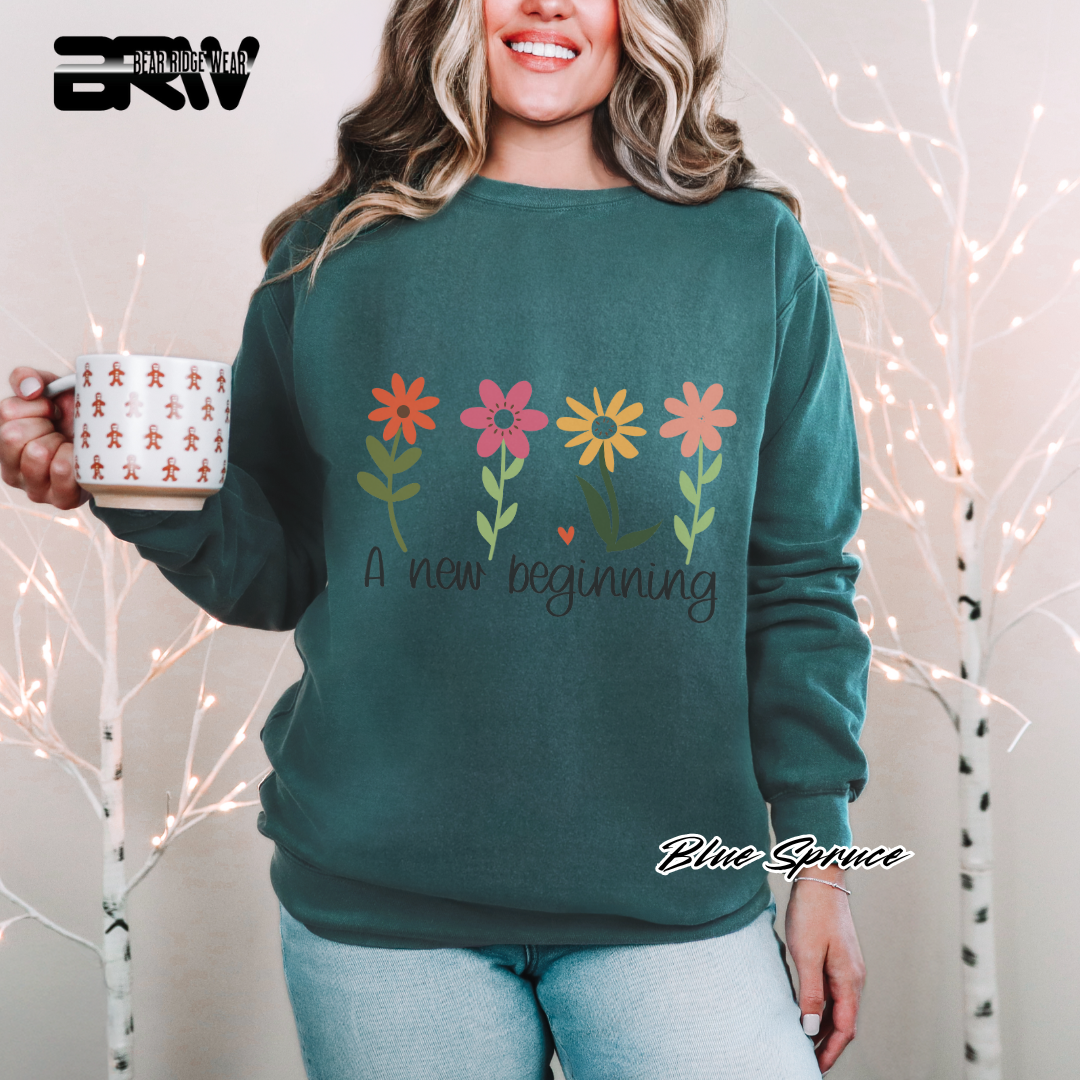 'A new beginning' Crewneck Sweatshirt