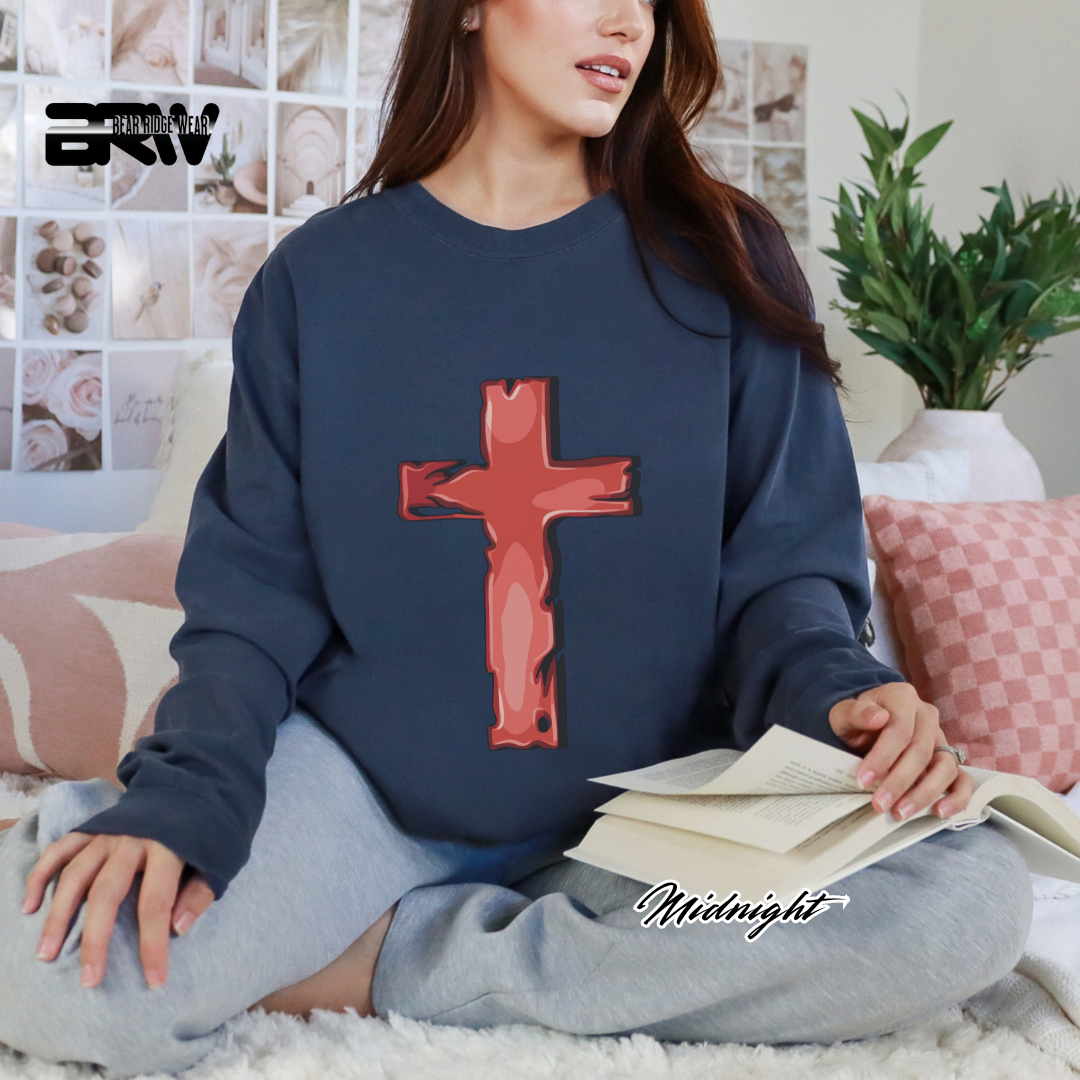 'Old Cross' Faith Long-Sleeve Tee