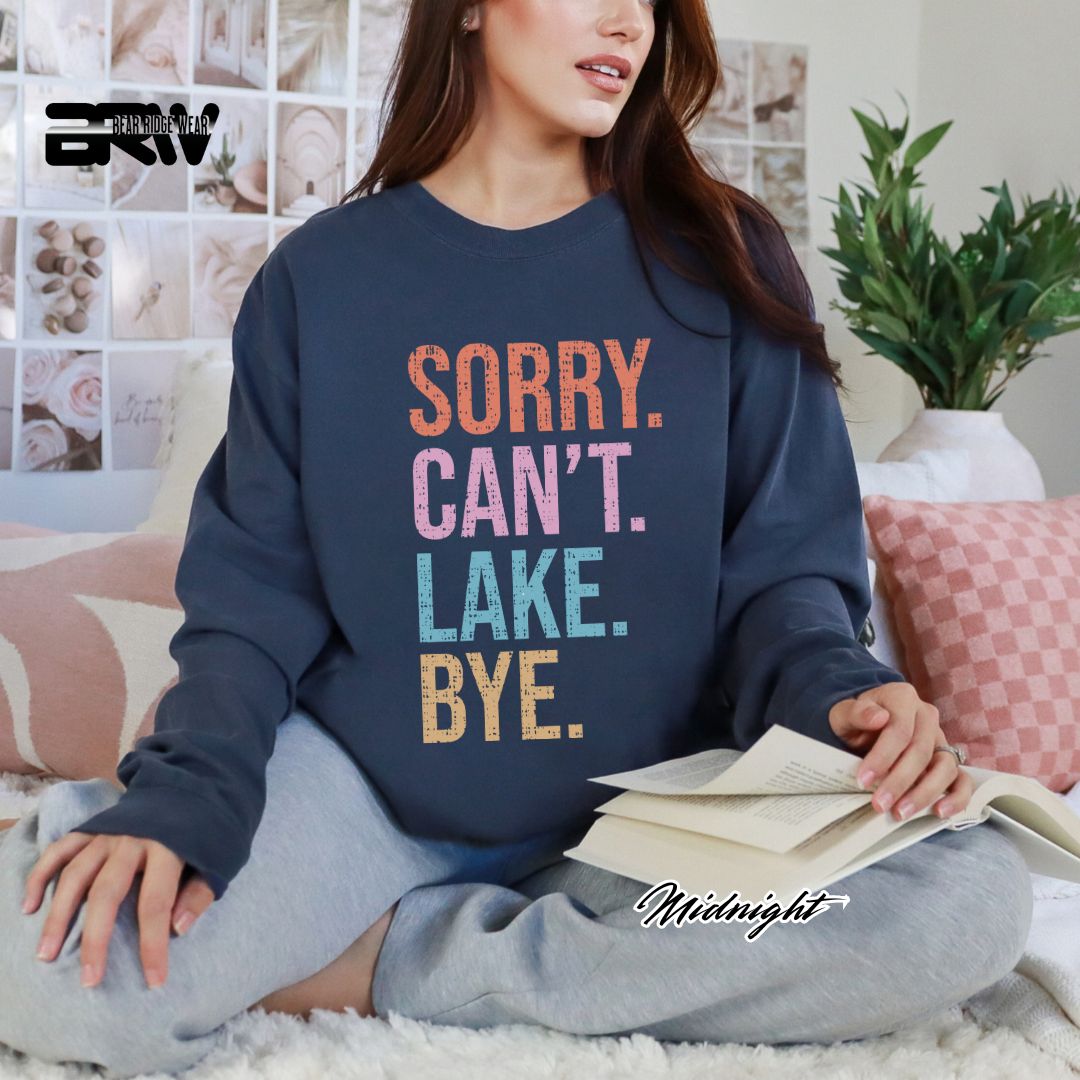 'Sorry Can't Lake Bye' Summer Long Sleeve Tee