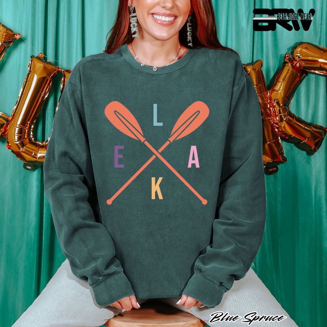 'Lake-Oars' Summer Crewneck Sweatshirt