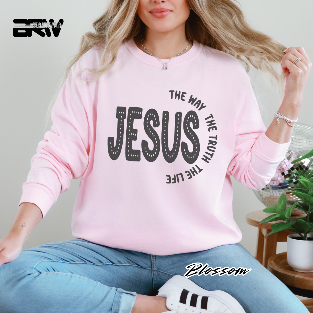 'Jesus The Way, The Truth, The Life' Faith Long-sleeve Tee