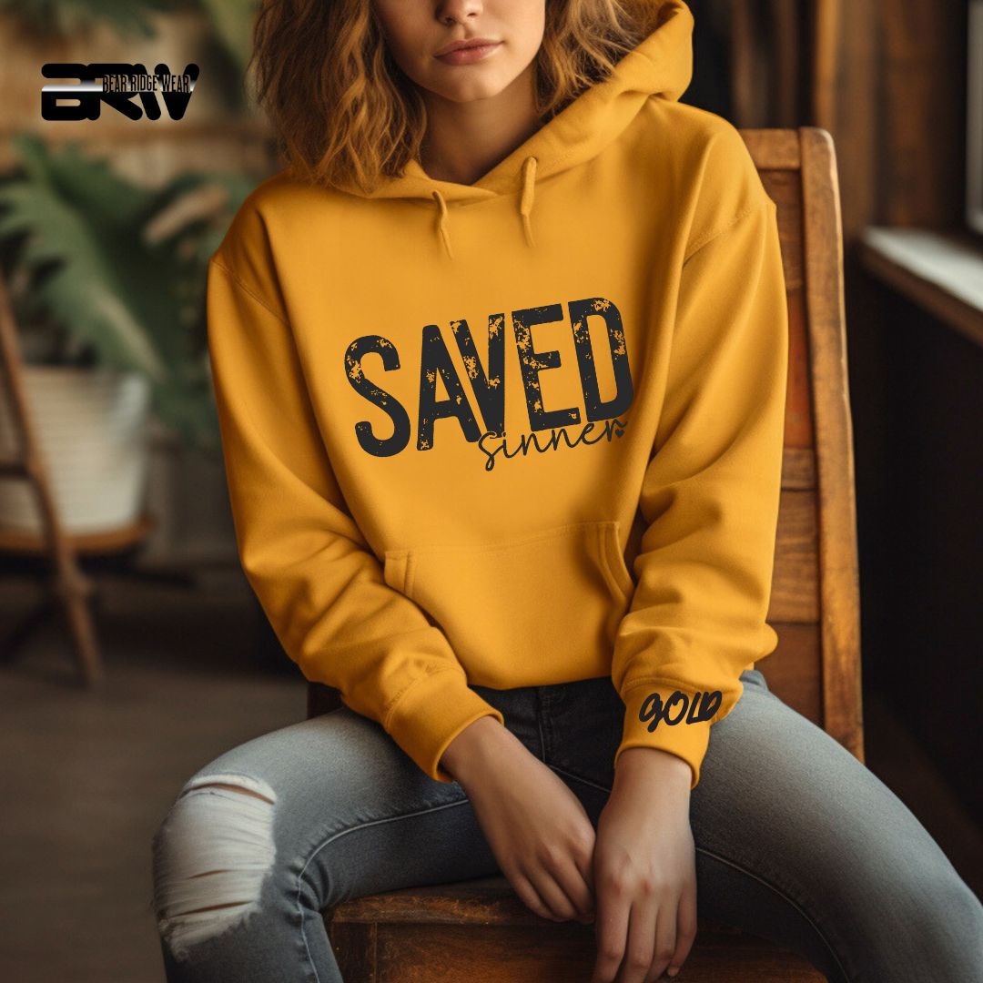 'Saved Sinner' Faith Hoodie