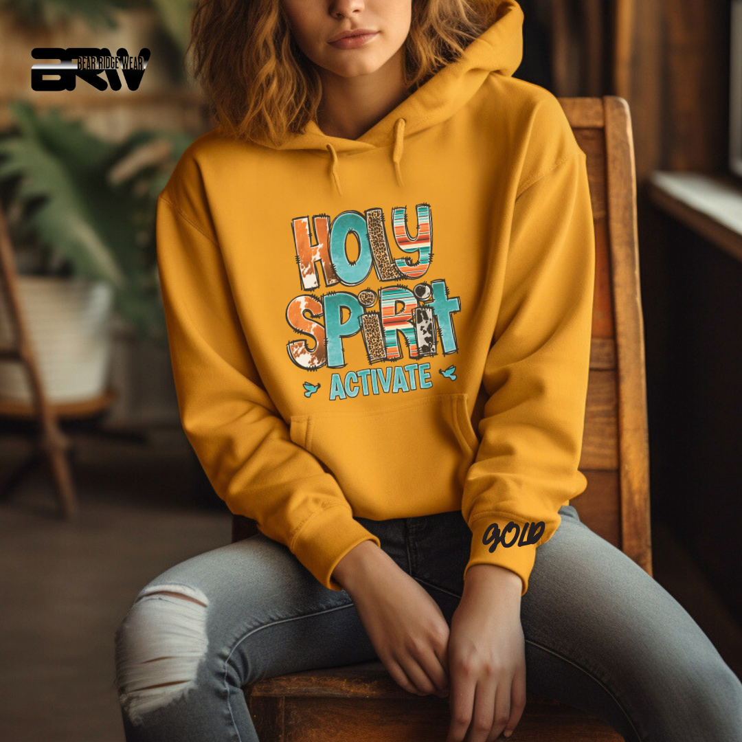 'Holy Spirit Activate' Faith Hoodie