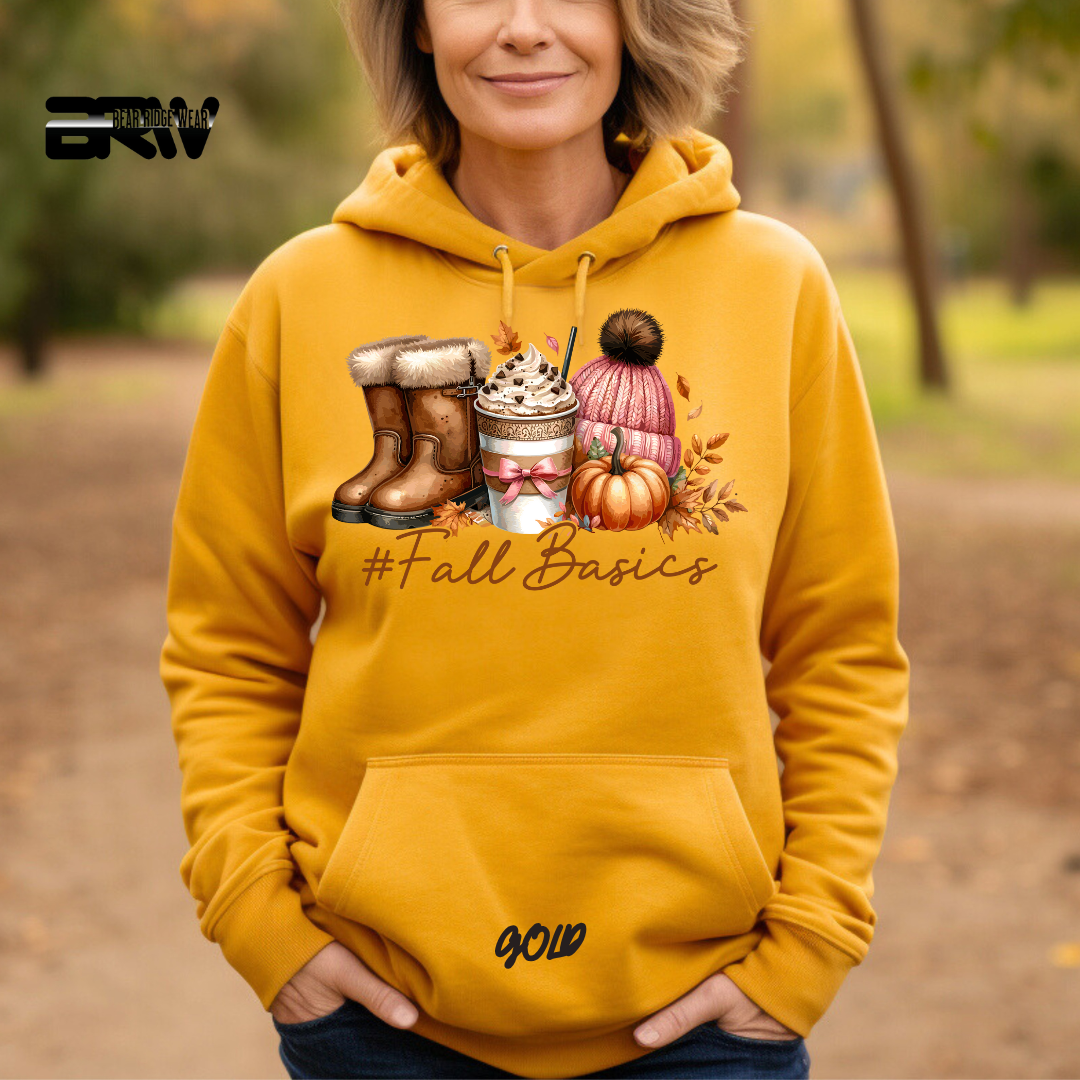 'Fall Basics' Fall Hoodie