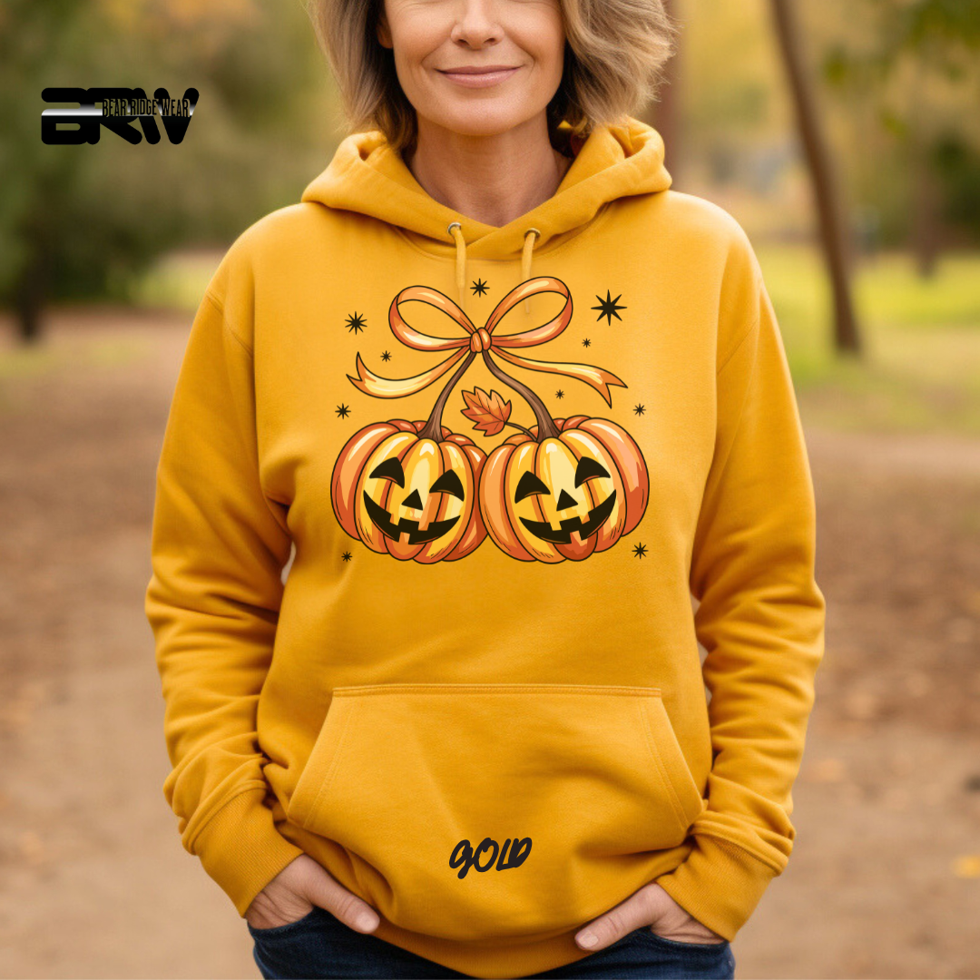 'Pumpkin Cherries' Fall Hoodie