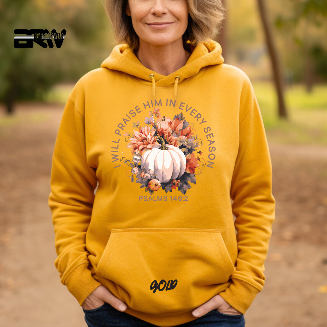 'I Will Praise Him' Fall Hoodie