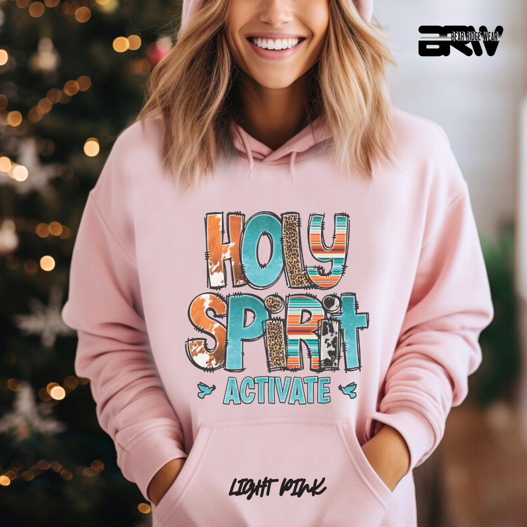 'Holy Spirit Activate' Faith Hoodie