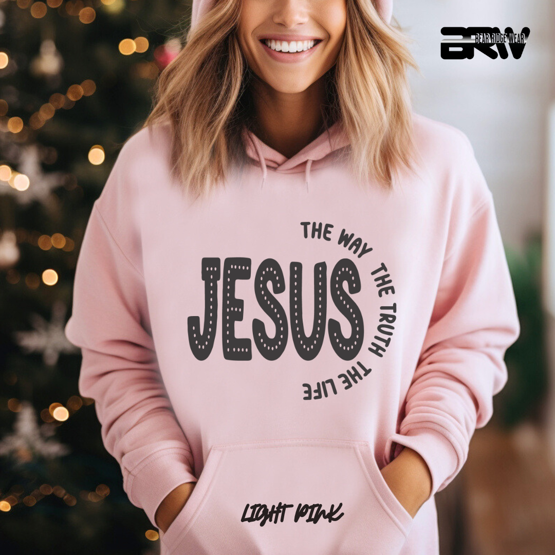'Jesus The Way, The Truth, The Life' Faith Hoodie