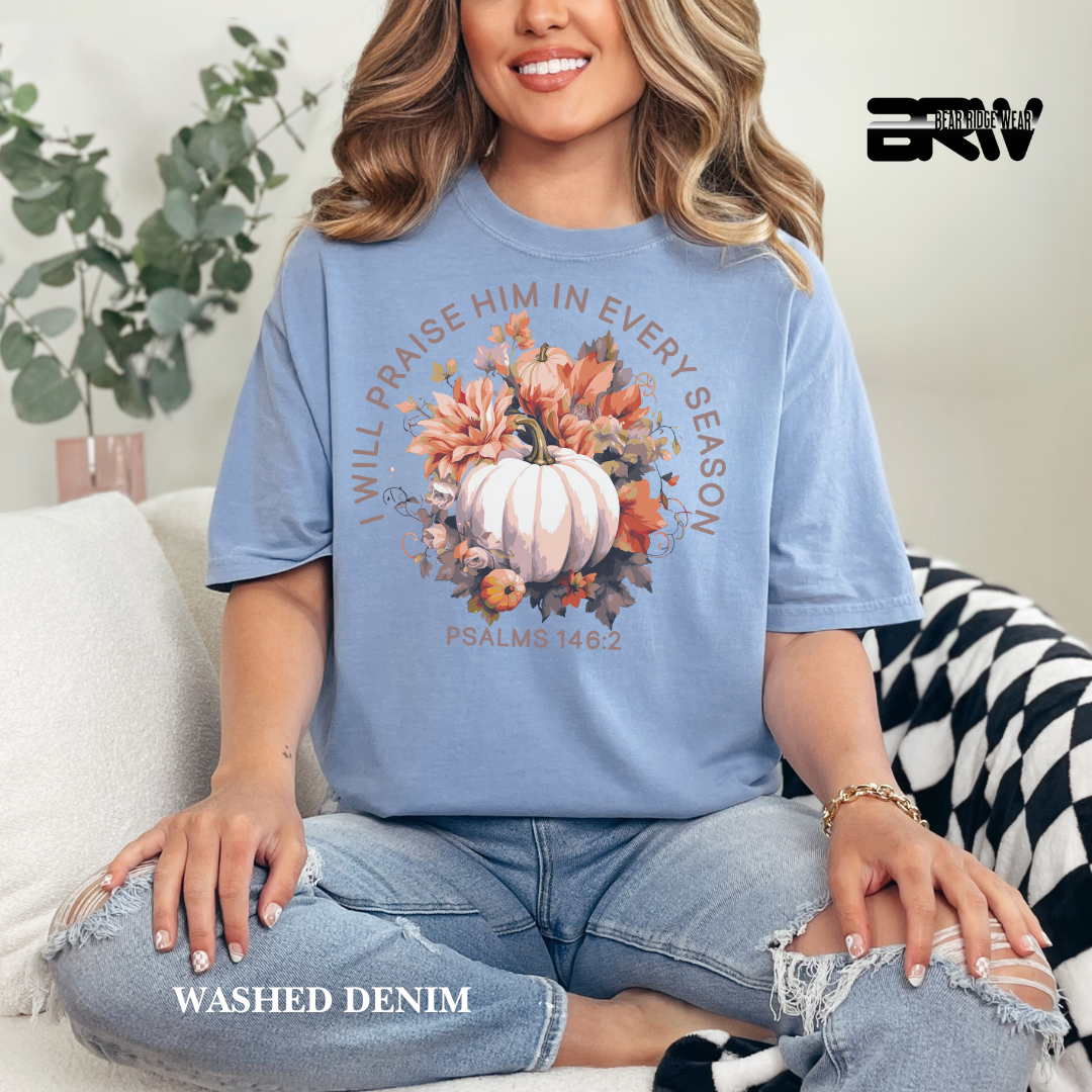 'I Will Praise Him' Fall Tee