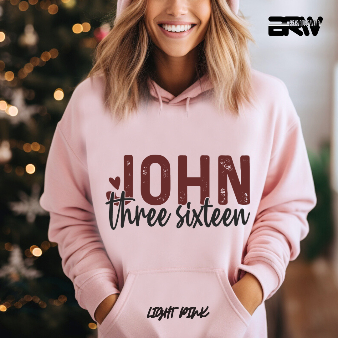 'John Three Sixteen' Faith Hoodie