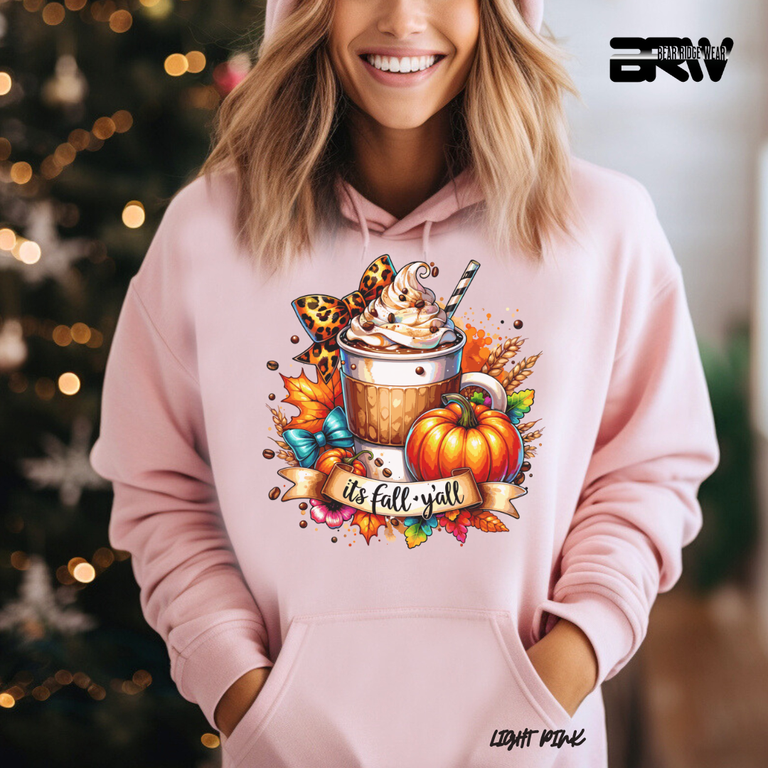 'Its Fall Yall Latte' Fall Hoodie