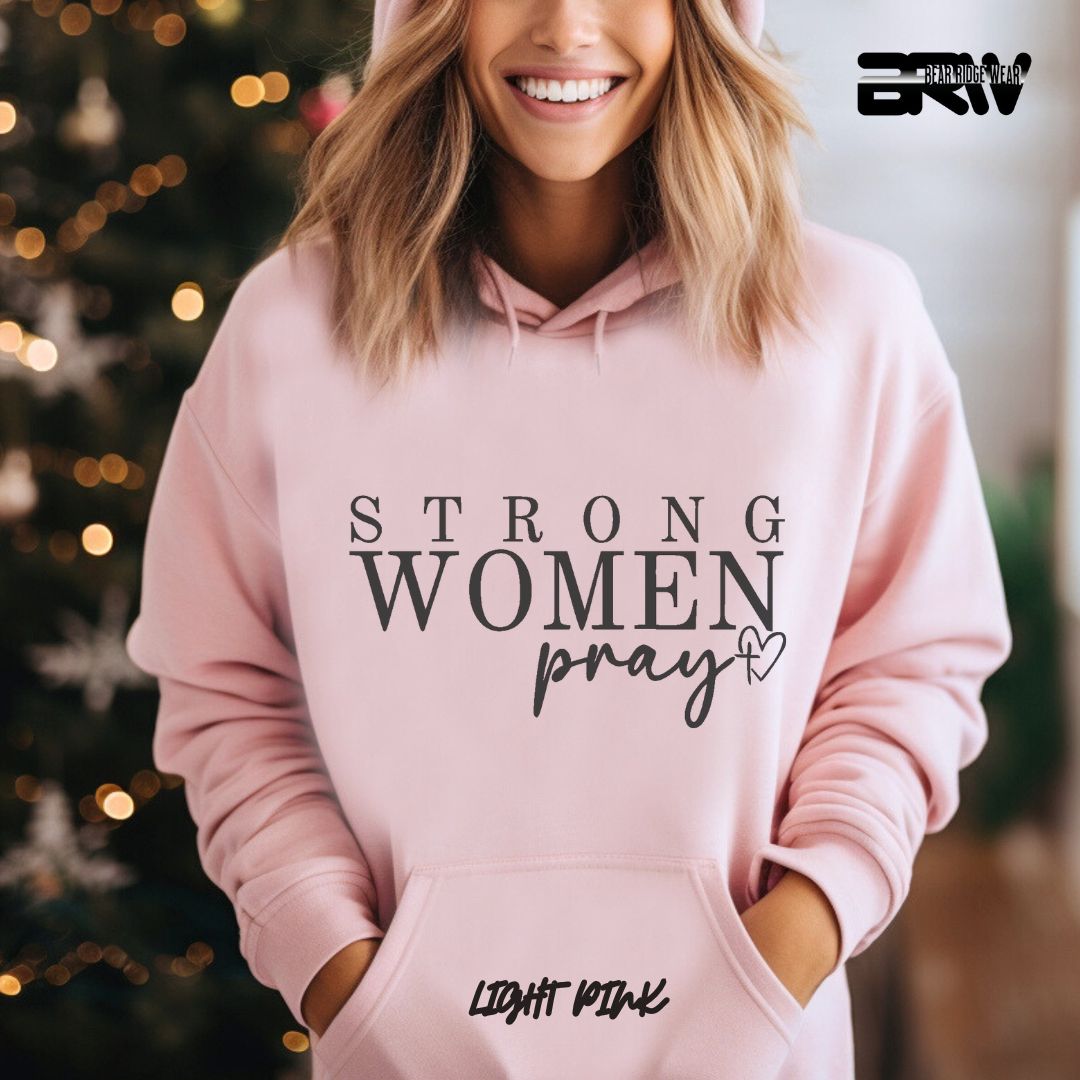 'Strong Woman Pray' Faith Hoodie