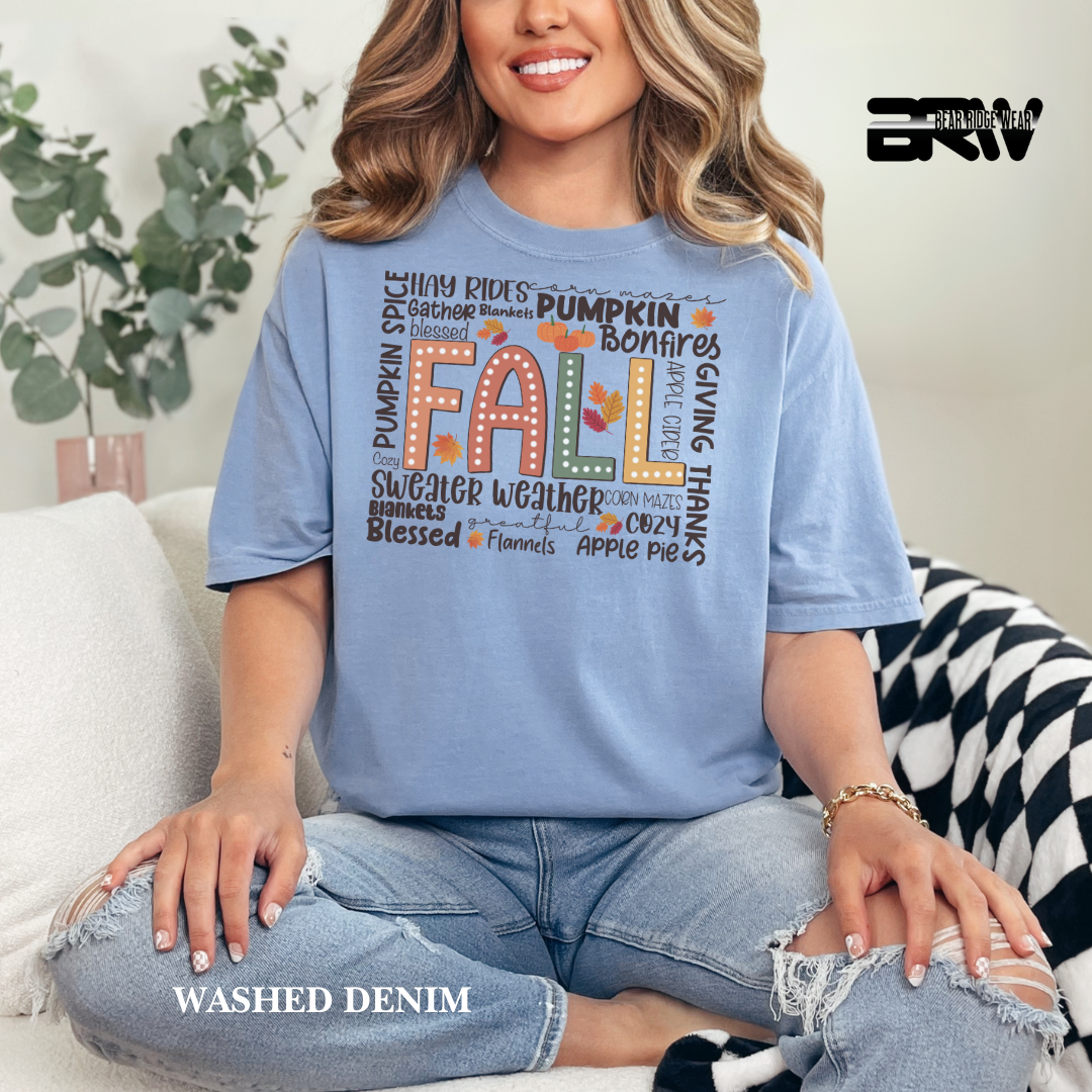 'Fall Hay Rides etc' Fall Tee