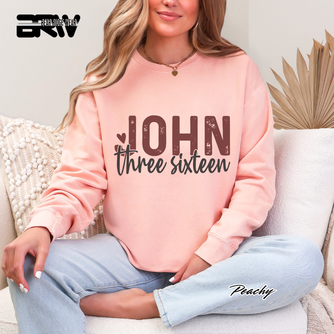 'John Three Sixteen' Faith Crewneck Sweatshirt