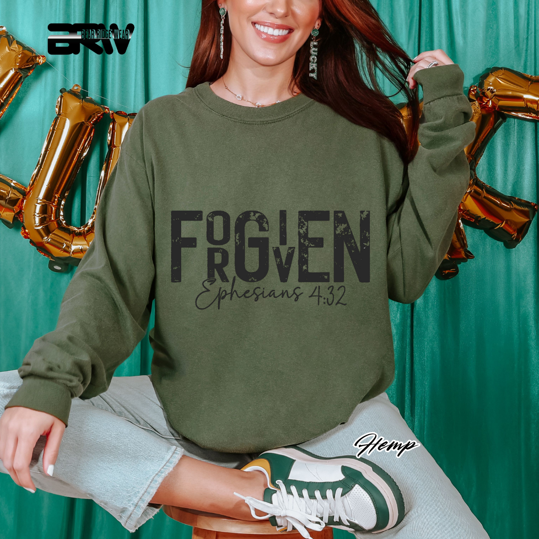 'Forgiven' Faith Long-Sleeve Tee