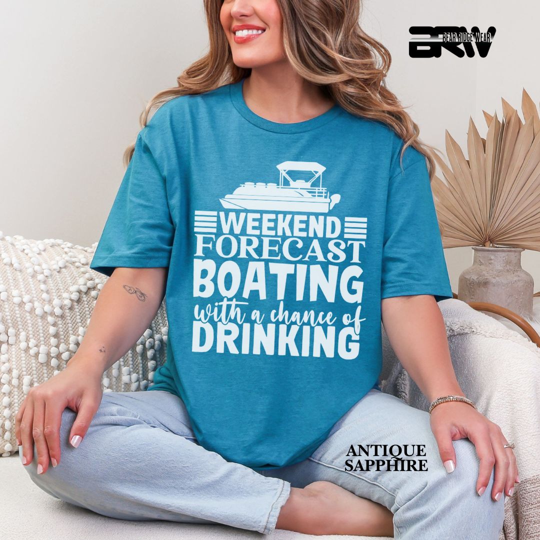 'Weekend Forecast-Boating' 3 Summer Tee