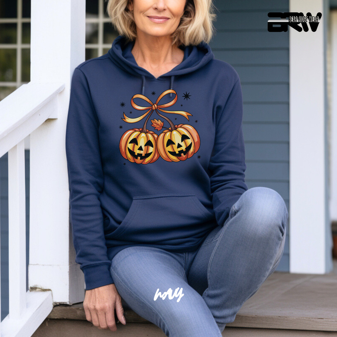 'Pumpkin Cherries' Fall Hoodie