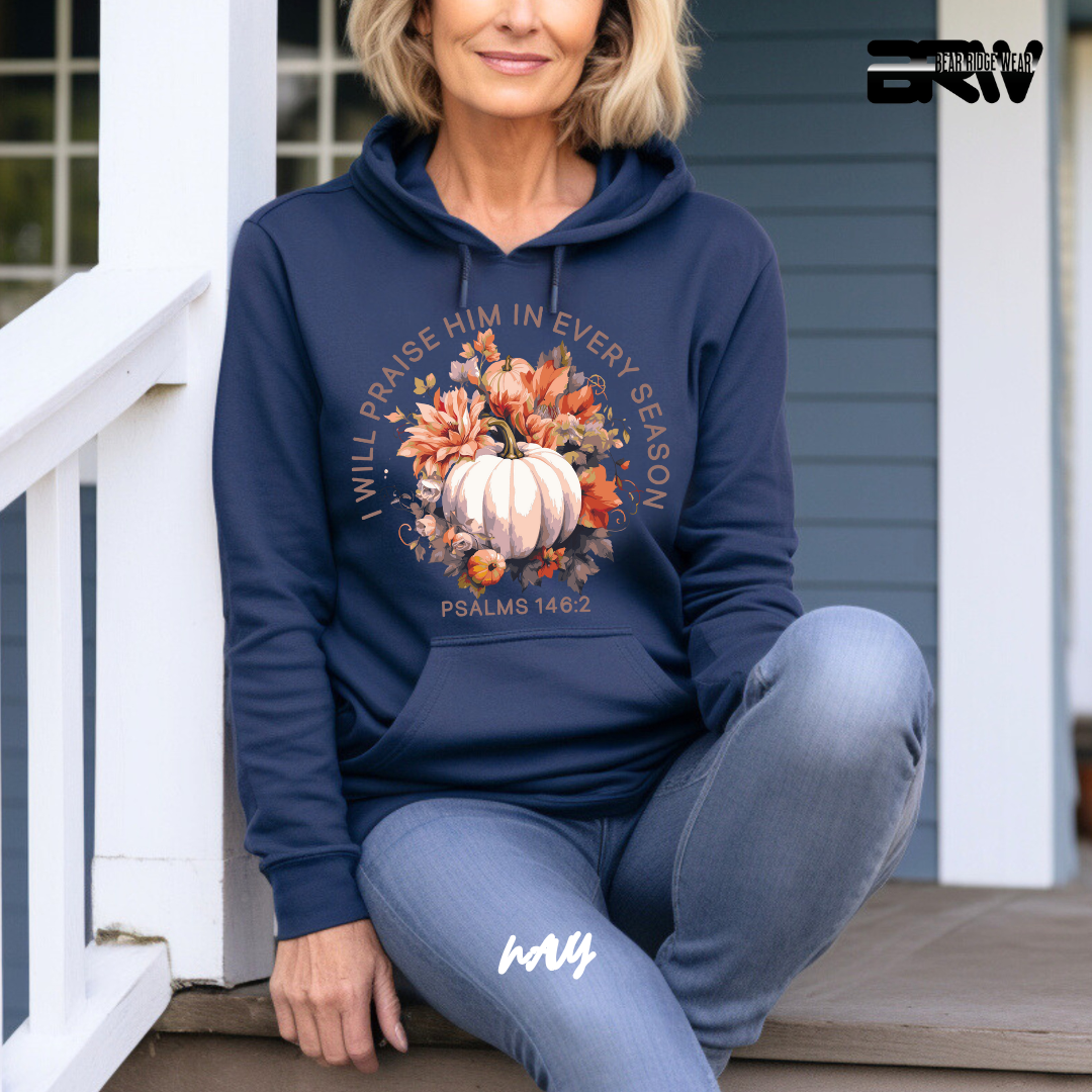 'I Will Praise Him' Fall Hoodie