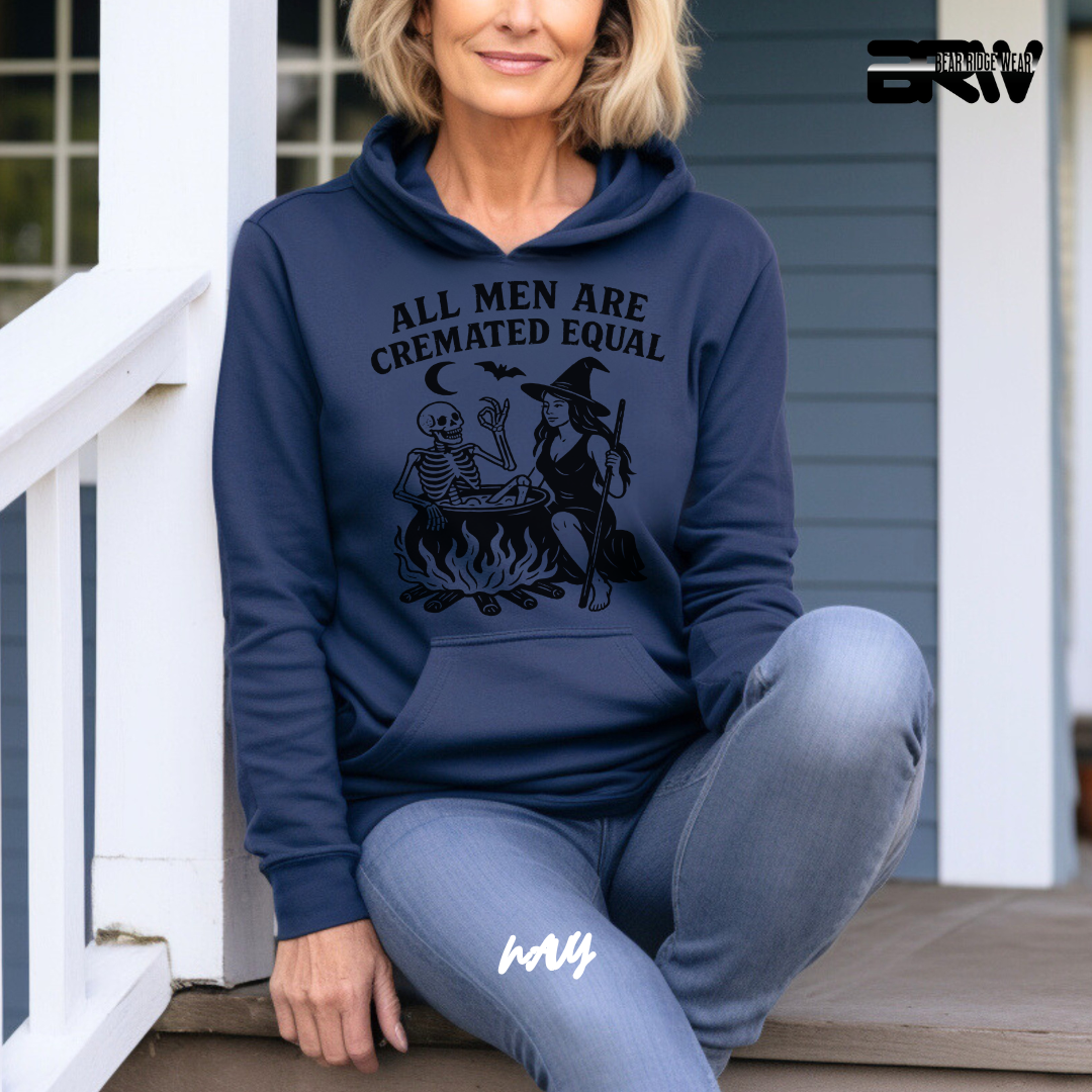'All men are cremated equally' Fall Hoodie