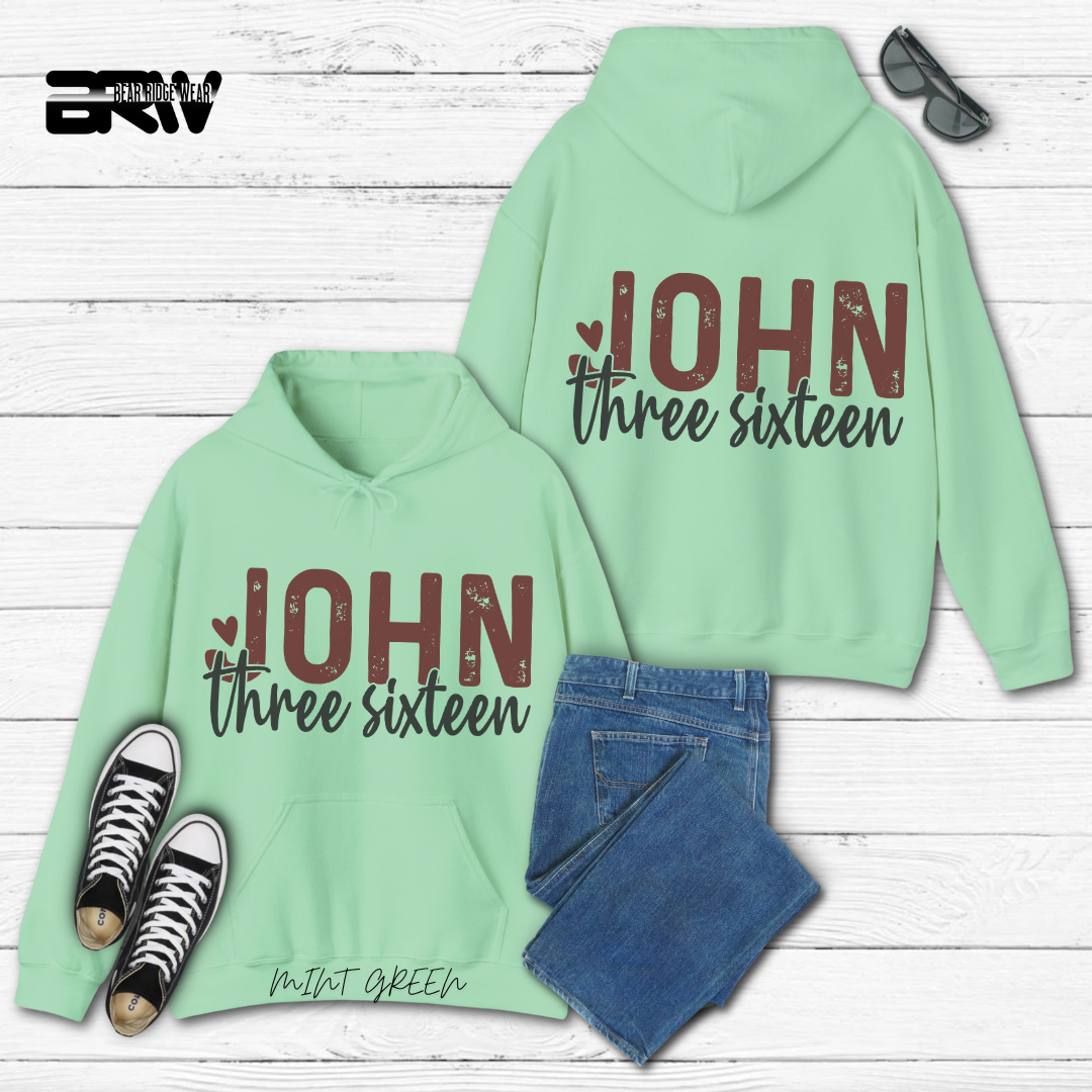'John Three Sixteen' Faith Hoodie