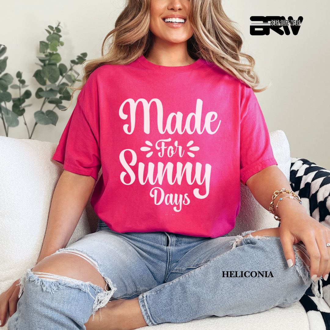 'Made For Sunny Days' 3 Summer Tee