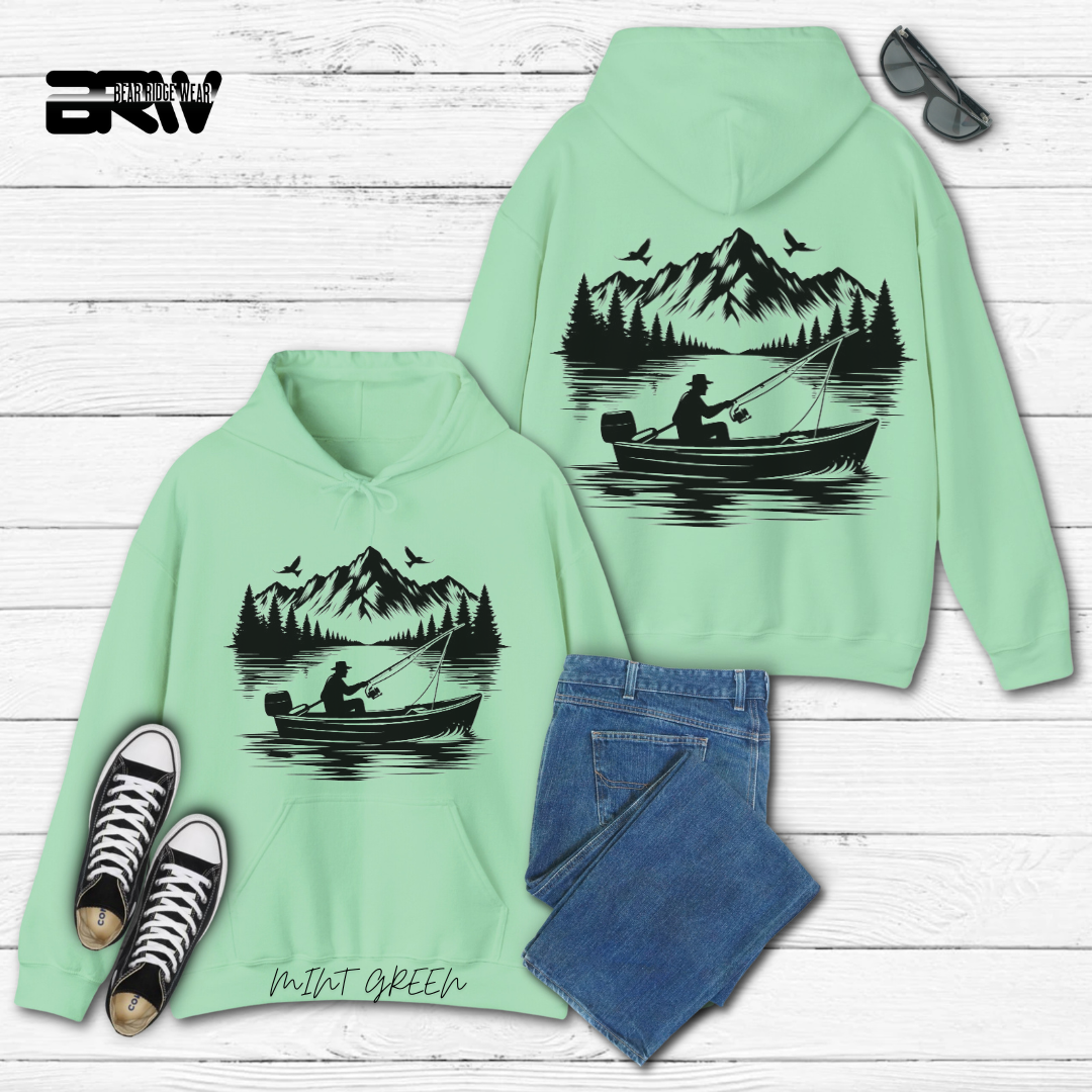 'Boat in a lake' Hoodie