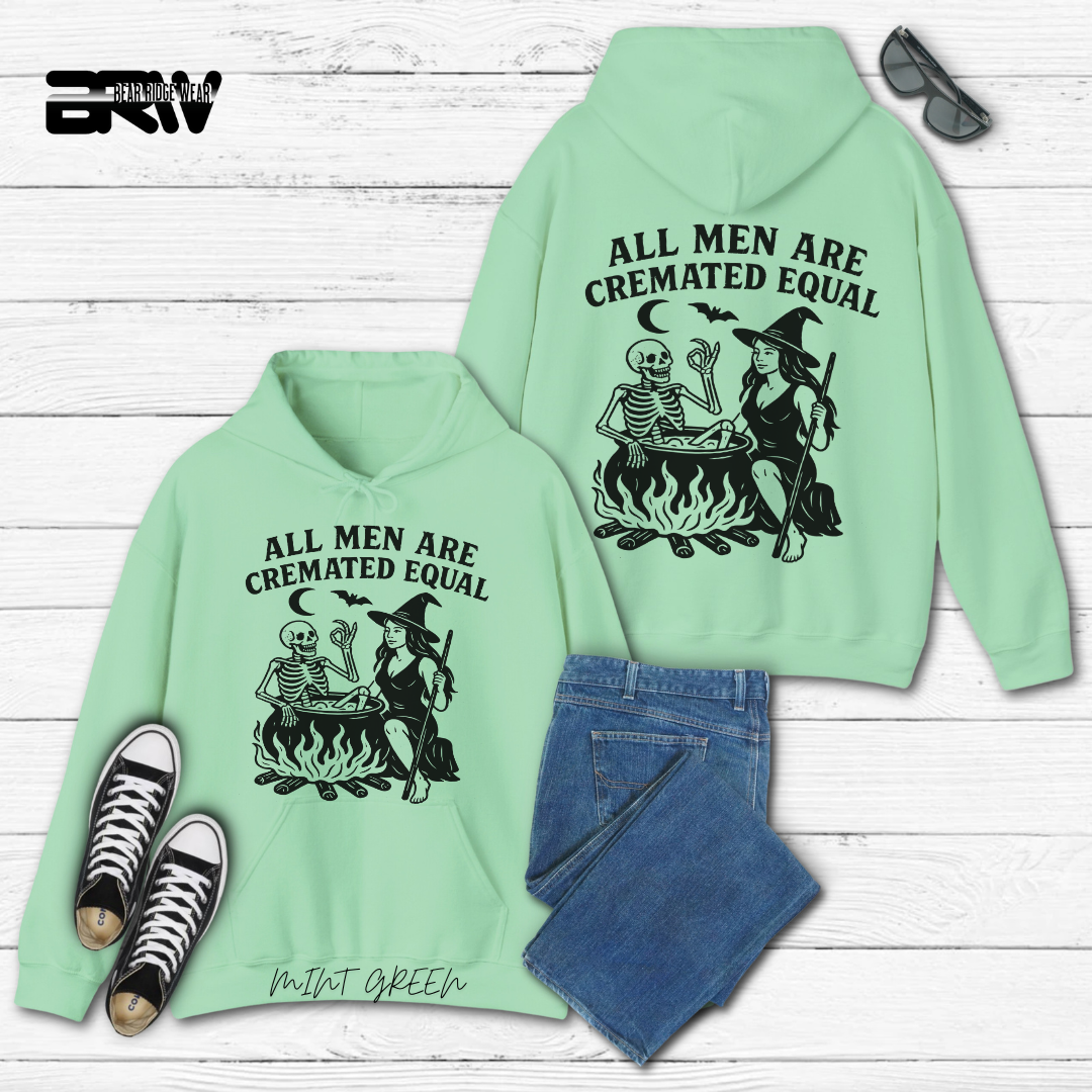 'All men are cremated equally' Fall Hoodie