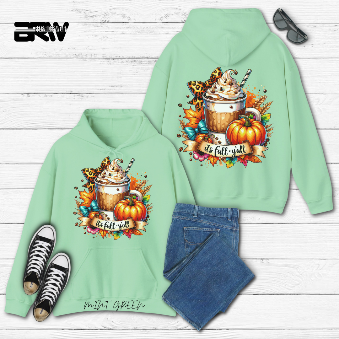 'Its Fall Yall Latte' Fall Hoodie