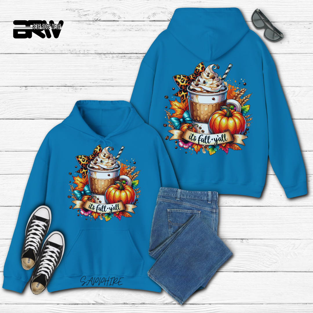 'Its Fall Yall Latte' Fall Hoodie