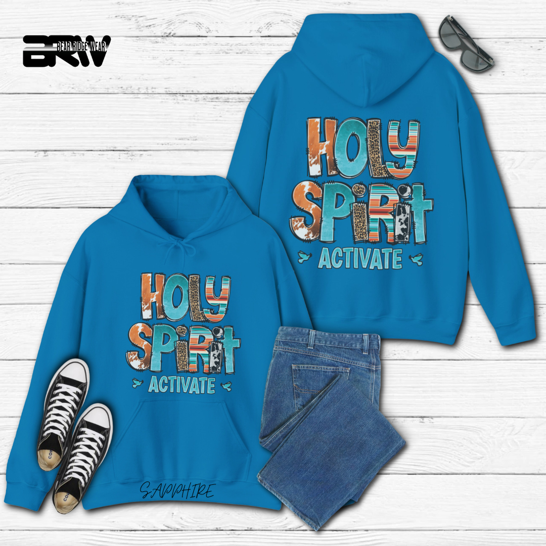 'Holy Spirit Activate' Faith Hoodie